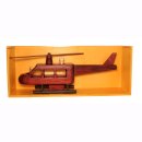 Hubschrauber Holzmodell mit Glastank 350ml