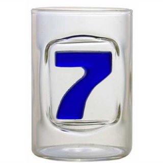 Zahl 7 - Schnapsstamper Muschel MGB